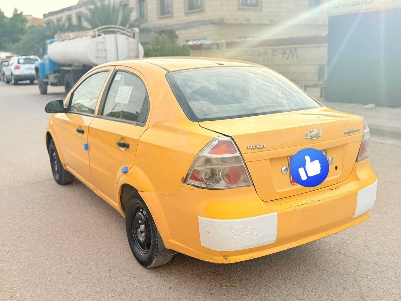 السلام عليكم
افيو مديل 2010 خليجي 
مكينه وكير 
حداديه تبريد 
تخم تاير سياره جاهزه مانقصه 
مكان لسياره السماوه المركز 
رقم مثنى
السعر 43 وبيه مجال 
لاستفسار ***********
