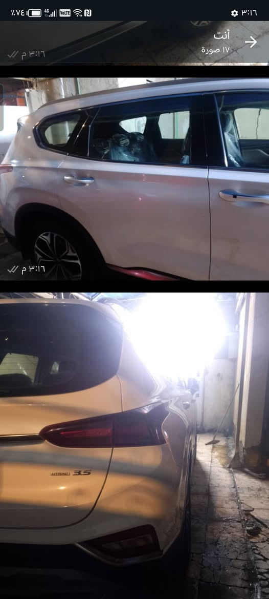 سلام عليكم ورحمة سندافي هونداي2019 سياره7راكب كفاله من ضربه من صبغ بس بيع بارد بل جاملق مامي بيه تكسير بل كصه ربع شويه بسه هاذه باقي كفاله عامه مكان سياره بصره رقم تواصل ***********
