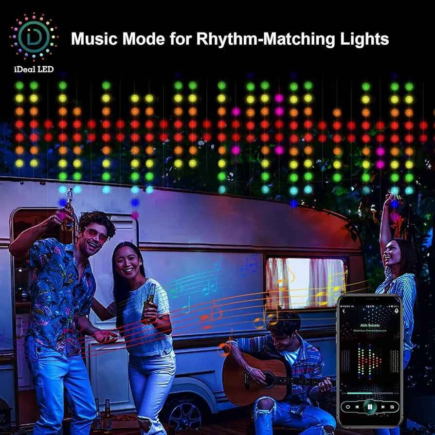 💥💥أضواء شجرة عيد الميلاد الذكية بطول 6 أقدام، 400 مصباح LED DIY أضواء ديكور الشجرة مع حلقة، التحكم في التطبيق مع مزامنة الموسيقى، مؤقت، ضوء سلسلة مخصص متعدد الألوان وأبيض دافئ لمنزل عيد الميلاد الداخلي/الخارجيأضواء شجرة عيد الميلاد الذكية بطول 6 أقدام، 400 مصباح LED DIY أضواء ديكور الشجرة مع حلقة، التحكم في التطبيق مع مزامنة الموسيقى، مؤقت، ضوء سلسلة مخصص متعدد الألوان وأبيض دافئ لمنزل عيد الميلاد الداخلي/الخارجي💥💥

🚗🚗التوصيل 5 الف لجميع المحافظات 🚗🚗

😍متابعة الصفحة ليصلكم كل جديد😍

👇👇👇👇👇تفاصيل المنتج 👇👇👇👇👇

💫👈【ضوء LED بتنشيط اتجاهي】ستارة إضاءة جميلة تحتوي على 400 خرزة LED على شكل دمعة، وأبعادها 6.6 × 6.6 قدم. صُنعت بتقنية متطورة باستخدام مواد متينة وغير قابلة للكسر، بحيث يتوقف أحد مصابيح LED عن العمل دون التأثير على إضاءة LED بأكملها.👉

💫👈تحكم ذكي: ثبّت تطبيق iDeal LED المجاني لنظامي iOS وAndroid. يتضمن تعليمات مفصلة. يتيح لك التطبيق ضبط الإضاءة التي تحتاجها بسرعة وسهولة.👉

💫👈 تحكم بسهولة في أضواء الستائر وخصّصها باستخدام التطبيق: تشغيل/إيقاف، ضبط السطوع، التعتيم، إنشاء مجموعات، إلخ. استمتع بإضاءة سلسة بكل سهولة. جهاز التحكم عن بُعد مُرفق لتلبية احتياجاتك اليومية من الإعداد السهل.👉

✨✨ (ملاحظة: سيستمر هذا المنتج في استخدام العبوة القديمة بدون شعار Super RGB. إذا أعجبك، يُرجى الشراء بحذر!)✨✨

💫👈【قماش اصنعه بنفسك】يمكن استخدام أربع طبقات من قماش اصنعه بنفسك في نفس الوقت، مما يزيد من كثافة البكسل ويضيف بُعدًا لعرض الإضاءة. استخدم خيالك لرسم رسومات بألوان مختلفة، واضبط السطوع والسرعة واحفظها لفترة طويلة. هذه أيضًا فرصة لإظهار نفسك.
على سبيل المثال: العلم الأمريكي وأعلام أخرى، شعارات، أنماط جذابة، إلخ. بالطبع، يمكنك استخدام التطبيق مع تأثيرات الإضاءة مباشرةً (ملاحظة: وظيفة GIF مخصصة للمجموعة فقط، السرعة لا تدعم التعديل).👉

💫👈【ستة أنماط إضاءة لإيقاع الموسيقى】استخدم ستة أنماط إيقاع موسيقية لمزامنة قائمة تشغيلك مع أضواء الستارة LED. يمكنك التفاعل مع الإيقاعات بتشغيل الموسيقى على هاتفك أو التفاعل مع أجهزة الصوت الخارجية. أضف لمسة إيقاعية حيوية لحفلتك أو حفلتك الراقصة أو أي فعالية ترفيهية.👉

💫👈جدول التوقيت: إذا كنت تريد ترك مفاجأة لجارك أو أصدقائك أو أحبائك أثناء خروجك، يمكنك استخدام هذا التطبيق لجدولة الأضواء لتشغيلها أو إطفائها وفقًا لروتينك اليومي، ويمكنك إجراء تفاعل هادئ مع أحبائك👉

💫👈【أمان مُحسَّن】 ستارة إضاءة LED RGB مقاومة للماء بدرجة IP65 (ملاحظة: وحدة التحكم والمحول غير مقاومين للماء. يُرجى إغلاقهما بإحكام للاستخدام الخارجي).👉

💫👈 تستخدم مصابيح الخيط المتلألئة مصابيح LED، مما يُغني عن الحاجة إلى إطلاق النار المباشر وتقليل انبعاث الحرارة. مقارنةً بمصابيح الزينة الداخلية التقليدية، فهي أكثر أمانًا وموثوقية، وتُقلل من مخاطر الحريق، مما يجعلها مناسبة للاستخدام لفترات طويلة وفي البيئات التي يوجد فيها أطفال وحيوانات أليفة.👉

💫👈【استخدامات متعددة】يحتوي على ٢٠ خطافًا، سهل التعليق، ويُضفي خلفية رائعة وممتعة على أي مناسبة. على سبيل المثال: الفناء، شرفة المراقبة، النافذة، غرفة نوم الأطفال، عيد الحب، الزفاف، حفلات أعياد الميلاد، عيد الاستقلال، عيد الأب، الذكرى السنوية، الهالوين، عيد الشكر، عيد الميلاد، وحتى خلفية حملات المتاجر، المعارض، المطاعم، البارات.👉

💫👈تجربة ألوان قابلة للتخصيص: يوفر هذا التطبيق سلاسل إضاءة يتم التحكم فيها باستخدام 400 RGB زينات ذكية مجموعة واسعة من خيارات الألوان ، مما يسمح للمستخدمين بخلق أجواء فريدة تناسب تفضيلاتهم. مع القدرة على التحكم في الأضواء من خلال تطبيق ، يمكن للمستخدمين بسهولة ضبط نظام الألوان لتتناسب مع مزاجهم أو المناسبة المرغوبة.👉

💫👈متين وطويل الأمد: يبلغ عمر المنتج 10000 ساعة ، مما يضمن أنه لا يزال اختيارًا موثوقًا للمستخدمين الذين يرغبون في حل إضاءة طويل الأمد. تضمن شهادة CE و ROHS أيضًا أن المنتج يفي بمعايير السلامة الدولية.👉

💫👈سهل الاستخدام: تم تصميم هذه السلسلة الخفيفة بواجهة بسيطة وسهلة الاستخدام ، مما يجعل من السهل الإعداد والتحكم. إن تضمين محول طاقة يلغي الحاجة إلى البطاريات ، مما يوفر تجربة خالية من المتاعب.👉

💫👈تطبيق متعدد الاستخدامات: مناسب لمختلف الإعدادات ، بما في ذلك الحدائق ، يمكن استخدام هذا المنتج لخلق جو احتفالي للمناسبات الخاصة أو كعنصر زخرفي للاستخدام اليومي.
كفاءة الطاقة: مع الجهد المنخفض المدخلات من 6 فولت ومصباح كفاءة مضيئة من 30lm/W ، يقدم هذا المنتج حلاً موفراً للطاقة للمستخدمين الذين يرغبون في تقليل استهلاكهم للطاقة مع الاستمرار في الاستمتاع بتجربة إضاءة مشرقة ونابضة بالحياة.👉 Colombo, Sri Lanka


**إذا كنت صاحب هذا الإعلان وتريد حذفه لأي سبب، رجاءا أرسل رسالة إلى الدعم الفني**