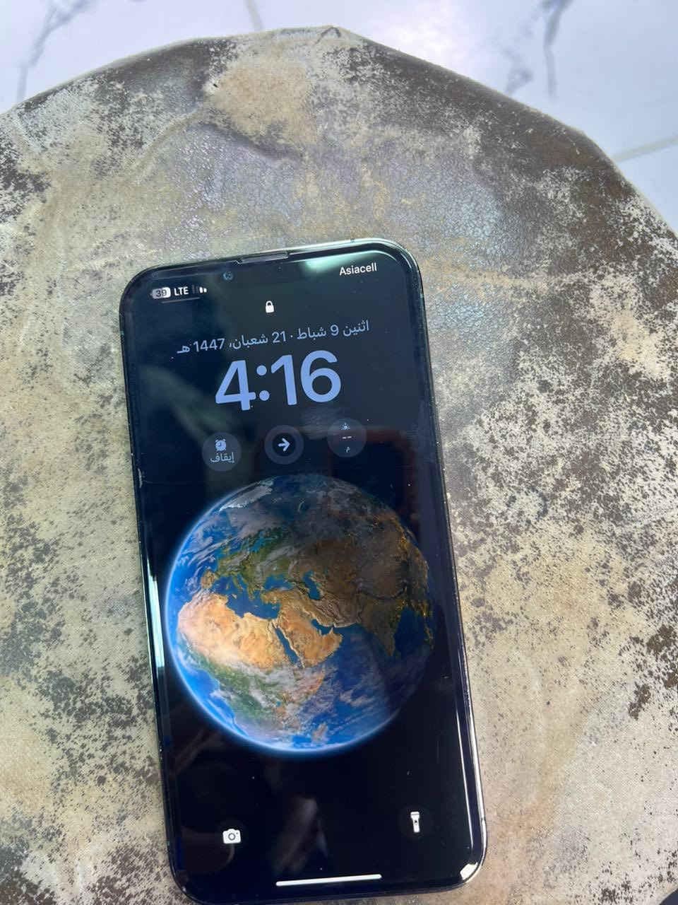 سلام عليكم جهاز ايفون 13برو ماكس جهاز نضيف كلش 
بطارية 🔋76جهاز كله شغال مابي اي نقص واين مايعجبك افحص واني خادم مبدل قاعدة شحن فقط والسعر على الرقم 
***********
