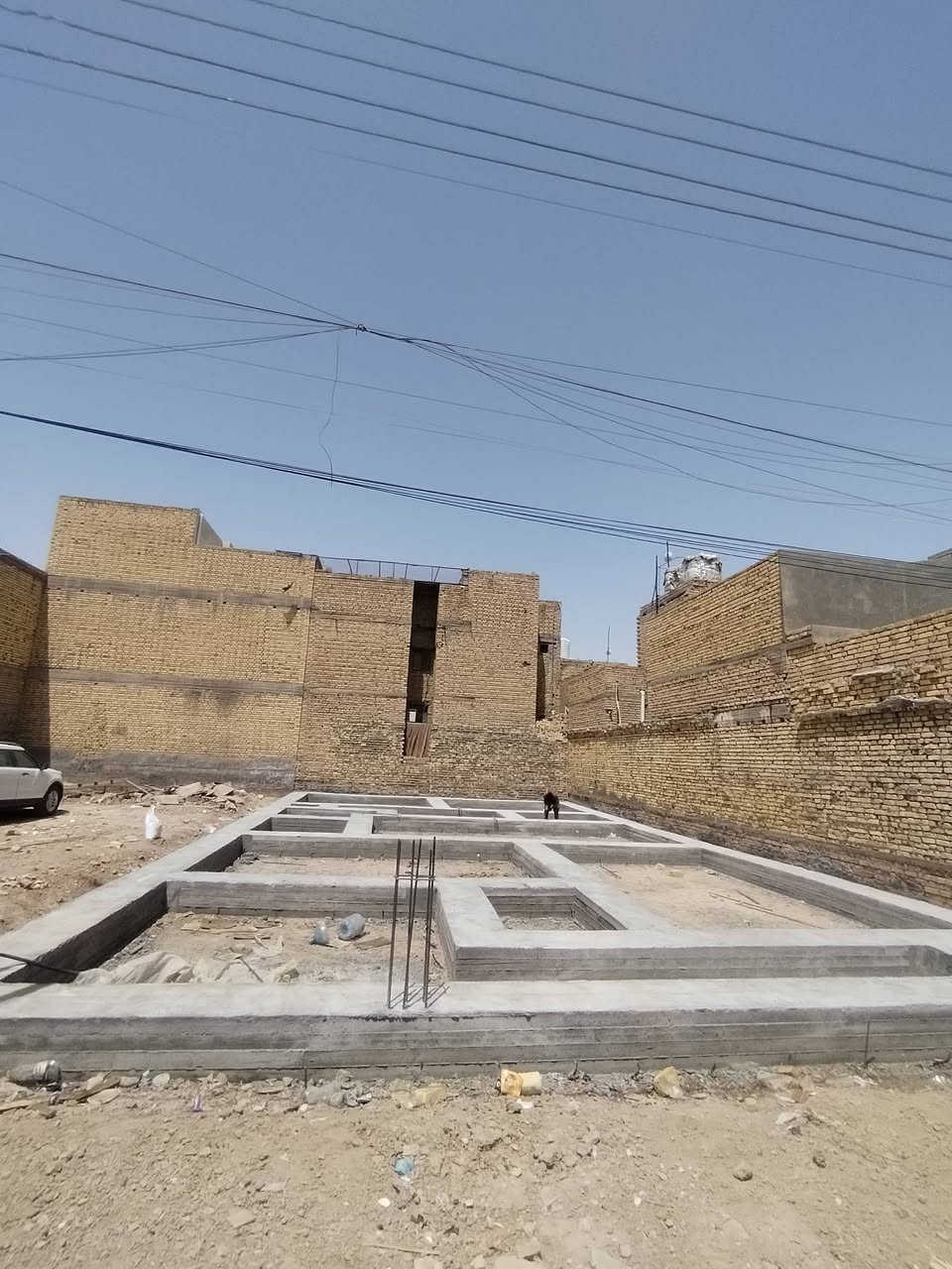 أحد أعمالنا لدار بمساحه ٢٢٠ مركز الناصريه اشراف وتنفيذ علي النجار وكادره المختص لنجاره والتسليح والصب ها ***********
