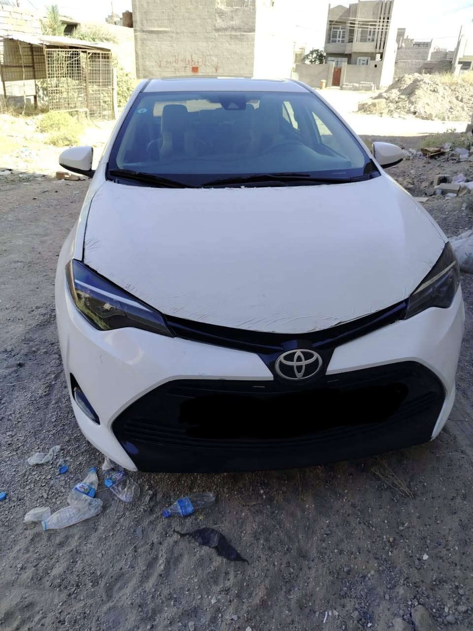 سلام عليكم كورلا موديل 2018 للبيع السعر 115 بيها 5قطع صبغ رقم بغداد مكان السيارة صلاح الدين سامراء الرقم***********
