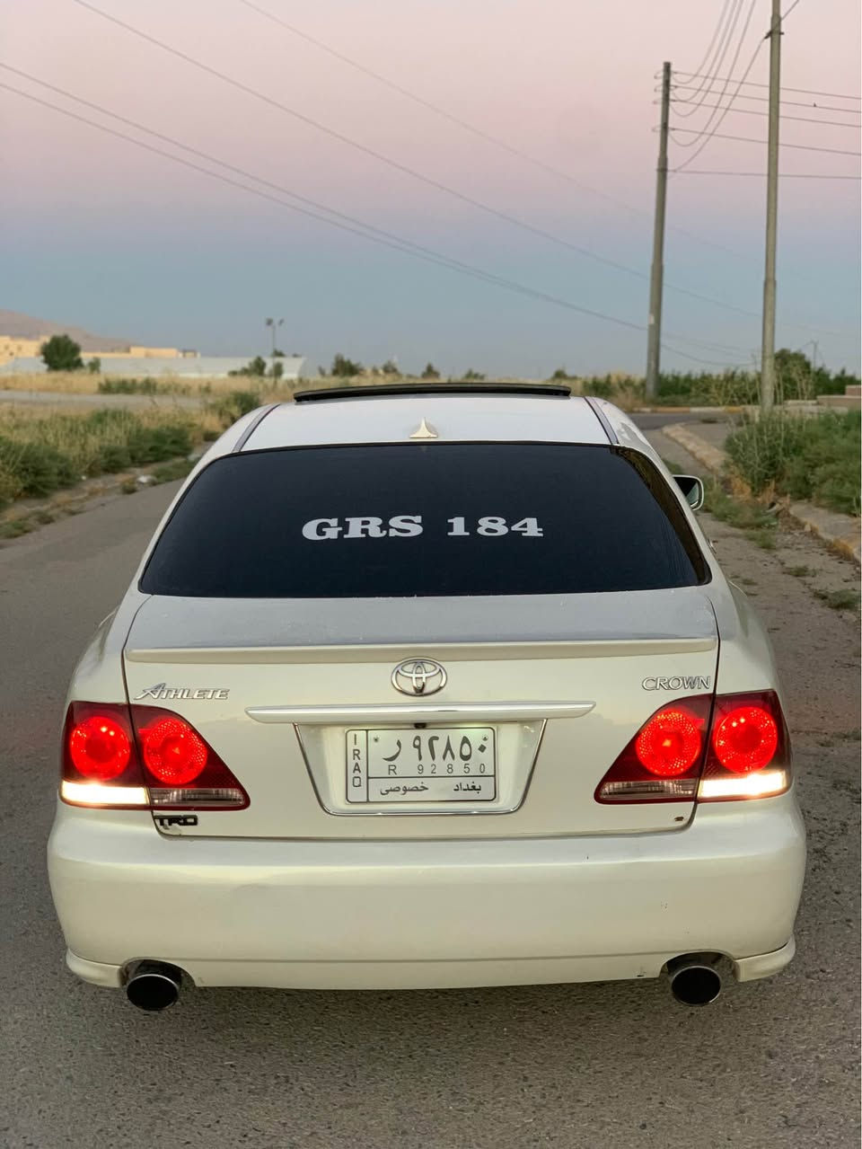 Toyota crawn shahina 
184 
براوه براوه 
سلايت 
جلد 
په رده ى ده رگا 
كوشن كاره با 
سه قفو حيزامو كه فه ر به شه رت 
بئ دوكه ل 
ته قه و ره قه ى نيه 
تايه و ويلى لؤك
ساج سور 
ناو خورفه ى لؤك
تابليت جوان و بئ چالو شوخت 
بئ مه سره ف 
سعرى ٥٤ گه لاو معامه له ى برايانه .
شوين سليمانى 
ئالو گؤر ناكه م قيستم نيه 
*********** Singapore
