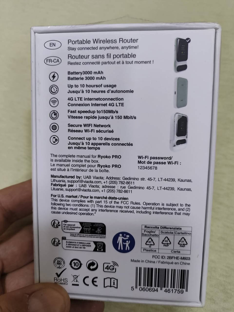 راوتر مودم سيم كارت جوكر
تايب سي 
٥٠ الف


**إذا كنت صاحب هذا الإعلان وتريد حذفه لأي سبب، رجاءا أرسل رسالة إلى الدعم الفني**