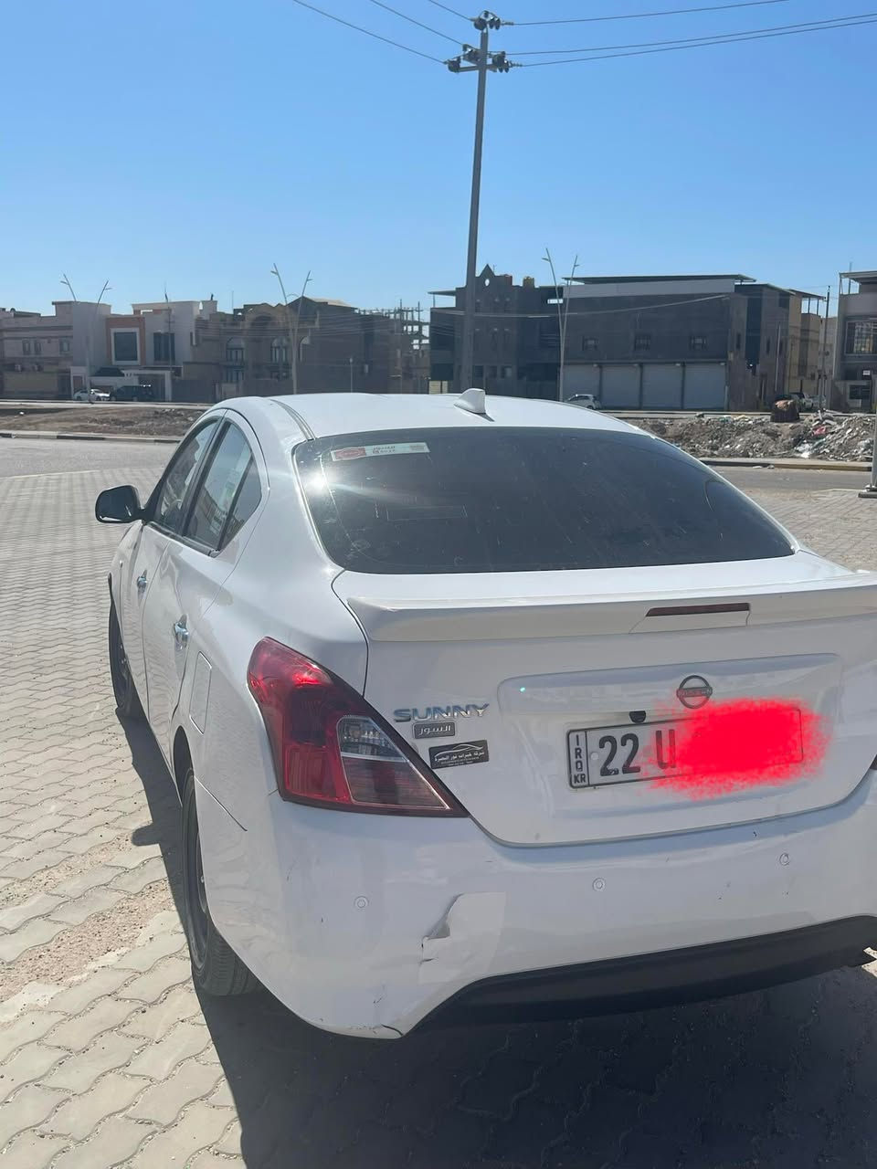 نيسان صني 2025 هندي 
رقم أربيل 
ماشية15الف
مكفوله من الضربه عدا الجاملغ الأمامي بي صبغ 
بدون دواخل وطخات بسيطه شوفة العين 
السعر 119 
مكاني بصره 
***********
