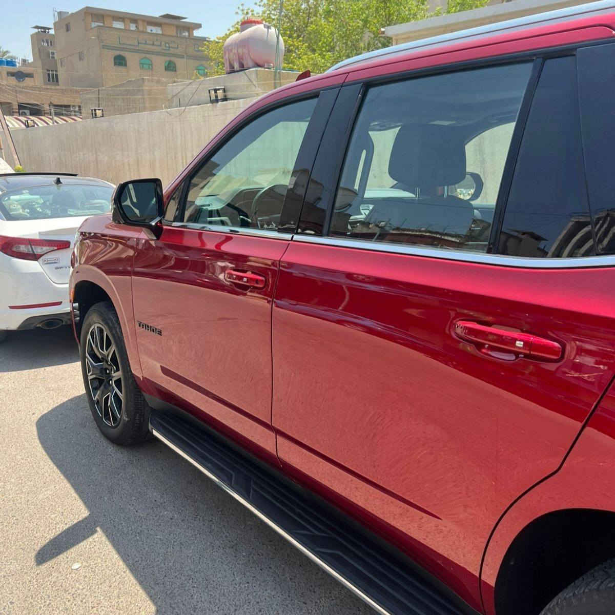 شفرليت تاهو LT 2023 ( امريكي ) اكلين بدون حادث 
لون مميز  رقم اربيل مميز محرك:- 5300cc
فول مواصفات 8 سلندر فتحة سقف بنوراما
كمل مواصفات ‎فتحة سقف بنوراما
بصمة ‎تشغيل عن بعد ‎360     كامرات 
فور ويل ‎حساس امامي خلفي
عداد سرعة دجتل ‎شاشة جبيرة ‎رادار 
تحديد مسار ‎اوتو بارك كراسي تدفئة
كراسي تبريد ‎كراسي جلد 
كراسي كهرباء ‎صندوك كهرباء
مري كهرباء 

🛑 السعر سوي تعليق يصل مباشرة 🤖 

‎هاند برك كهرباء 
‎درايڤ مود 
‎مانع انحدار
‎شاحن لاسلكي
‎تحكم مقود جهتين
‎ماشية 55 الف كيلو
‎السياره مغلفة بالكامل ppf ضمان 10 سنوات

رقم صاحب السيارة 
***********
