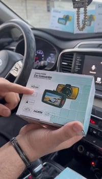 كاميرا  سيارة داش كام بدقة 1080P بعدسة واسعة و4X زوم، تسجّل بوضوح ليلا...