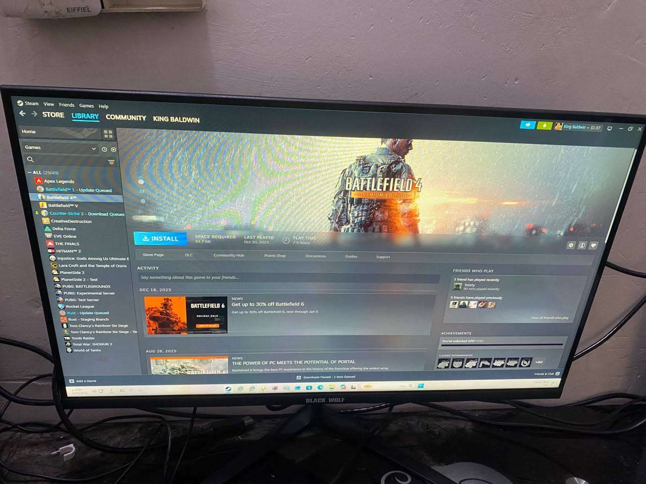 تحيه طيبه– كيس  + شاشات بحالة ممتازة 🔥

💻 مواصفات الكيس:
• المعالج: Intel Core i5‑12400F
• المذربورد: ASUS PRIME H610M‑K D4
• كرت الشاشة: Colorful GeForce RTX 3060 BattleAx 12GB
• الرام: BLACK WOLF RGB ‎16GB‎ (2×8) ‎3200MHz‎
• الخزن: Hikvision 1TB SSD
• الباور سبلاي: Redragon RUPS‑600W 80 Plus Power Supply
• الكيس:

💰 سعر الكيس: 875,000 د.ع

━━━━━━━━━━━━━━━

🖥️ الشاشة الأولى:
Xiaomi Mi Desktop Monitor 24
• حجم: 24 بوصة
• دقة: Full HD ‎1920×1080‎
• نوع اللوحة: IPS
• التردد: ‎75Hz‎
• قابلة للتعديل بالطول والعرض

💰 السعر: 75,000 د.ع

━━━━━━━━━━━━━━━

🖥️ الشاشة الثانية:
BLACK WOLF Gaming Monitor
• الحجم: 24 بوصة
• الدقة: ‎1080p‎
• التردد: ‎165Hz‎
• الاستجابة: ‎1ms‎

💰 السعر: 150,000 د.ع

━━━━━━━━━━━━━━━

📍 المكان: كربلاء
🚚 متوفر توصيل لجميع المحافظات
📩 للتواصل: خاص ***********
