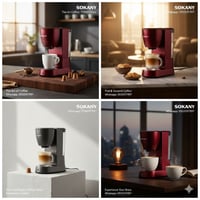 سوكاني SK-KF-6871 • خزان ٦٠٠مل • كبسولات وبن مطحون