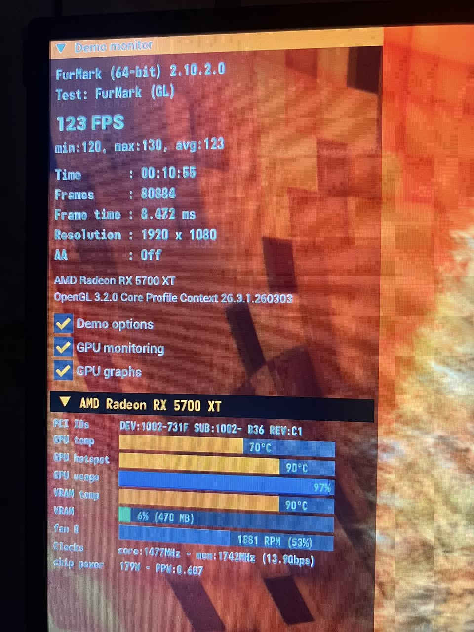 السلام عليكم كرت شاشه rx5700xt
جديد غير مستعمل مفحوص فقط للبيع على الفحص كامل 

ملحقاته 8 كيكا


**إذا كنت صاحب هذا الإعلان وتريد حذفه لأي سبب، رجاءا أرسل رسالة إلى الدعم الفني**