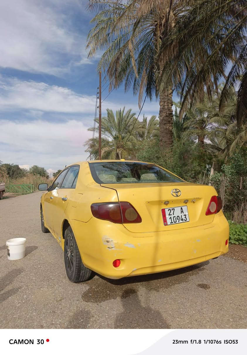 السلام عليكم سياره كورولا وارد امريكي للبيع كير ومكينه حداديه مكفوله سياره باسمي رقم الماني ************************* سعر 65 بيها مجال مكاني ذي قار الشطره
