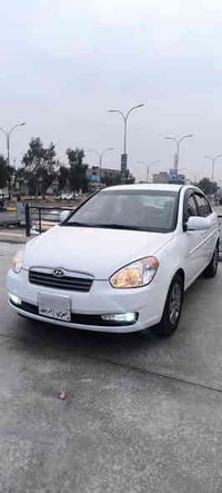 هيونداي اكسنت موديل ٢٠٠٨  سونار السياره موجود بل صور شبر صبغ بل دائر  ...