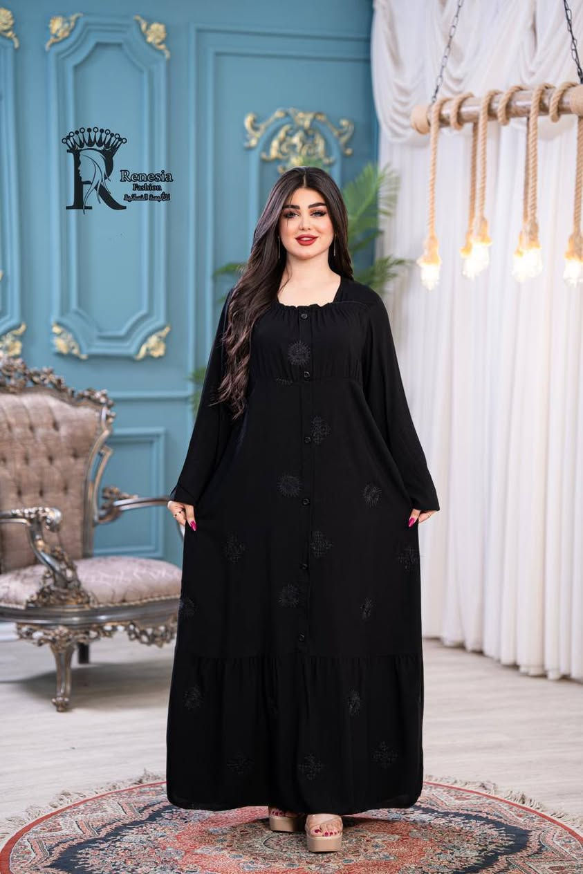 موديلات  محرم 
دشداشه نسائي سواد فاحم  تطريز دبل كلوش   
الخامه كشمير ايطالي اصلي 

القياسات من XXL الى 5XL
سعر الدرزن 12 قطعه 85🎀الف 
مفرد ب12 
توصيل بغداد 5محافظات 6

الحجز ***********
