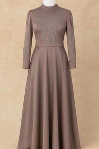 فستان محجبات • لبسة وحدة • قياس ٤٦-٤٨