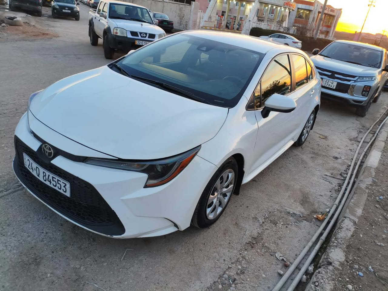 مقدمة 80 بلشهر 3
كورلا 2022 فول عده سلايت طخم خلفي امامي جديد سيارة جديد حيل بيها كلير بامريكا القمارة وجاملغ الورة والباب بدون ضربة بدون دواخل عل وضع شركة 
عندي جميع انواع سيارات 
***********
