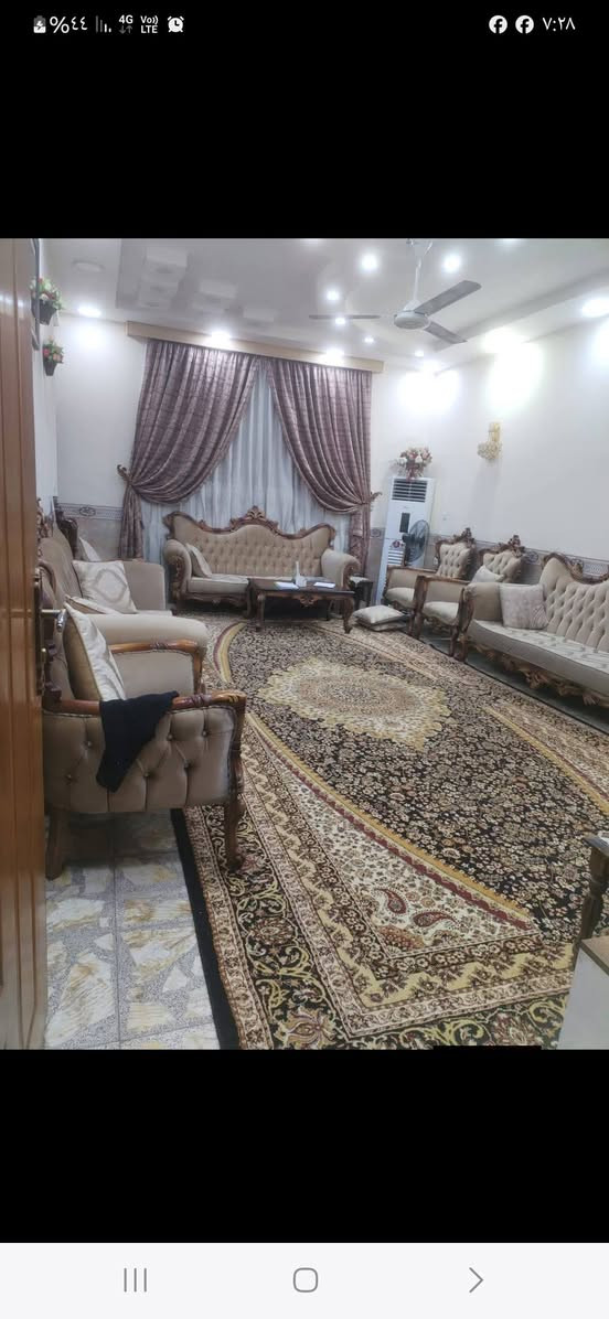 سلام عليكم بيت للبيع في الدوره منطقة شيخ سردي قرب جسر بغداد جديده المساحه ٣١٥ متر واجهة ١٨ وإنزال ١٧ بناء ٢٠٢١ زراعي سند ٢٥ إقرار محكمه يحتوي على ٥ غرف نوم واستقبال ومطبخ حار بارد وكراج يوسع ٢سياره علمآ الغرف سويتات اي استفسار اتصال *********** وبلخدمه الدار فارغ حاليآ
