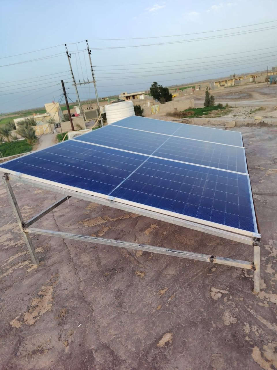 تنصيب منظومة طاقة شمسية  بواسطة المنصب مهدي في الرفاعي 
 شغل درجة اولى ب استخدام الواح 710واط  وانفرتر 4kw. وبطارية 5kw  والحمايات المتكاملة


**إذا كنت صاحب هذا الإعلان وتريد حذفه لأي سبب، رجاءا أرسل رسالة إلى الدعم الفني**