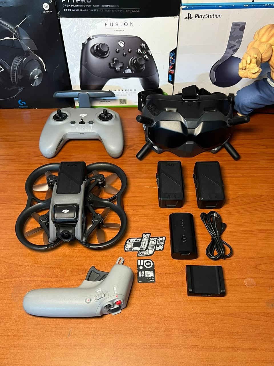 Dji avata Combo مع الكنترول 
قطعه نظافه 100/100 مع كنترول اضافي والموشم 3 بطاريات وجنطه كامله مكمله مكان بغداد استفسار اكثر 
*********** الي يراسل يذكر اسم الدرون او يدز سكرين للمنشور
