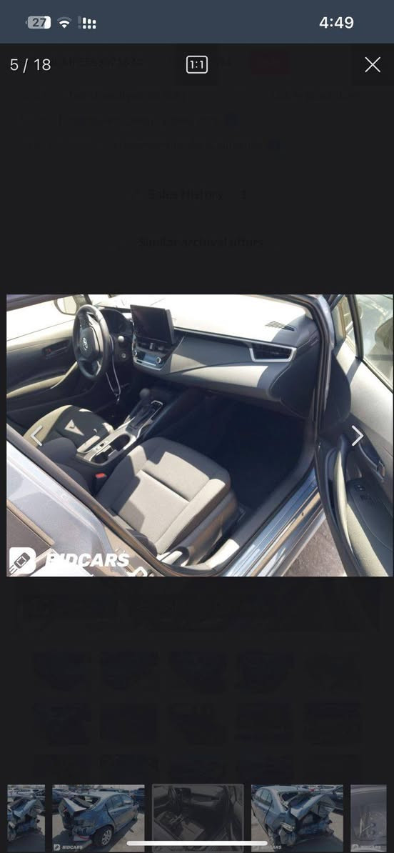 السلام عليكم اخوان . كورلا هايبرد ياباني LE وارد امريكي حادثها موضح كدامك موديل 2025 السياره زيرو مماشيه ٤٠ ميل وايرباكات سليمه.. قيد التصليح مستعجل ع بيعتها والله يشهد غراض كلها اصليه شركة مال تفصيخ قبق جنطه بدون صبغ اصلي كامل .. سعرها ١٥٨ وبيها مجال للشراي للاستفسار الاتصال ع الرقم ***********
