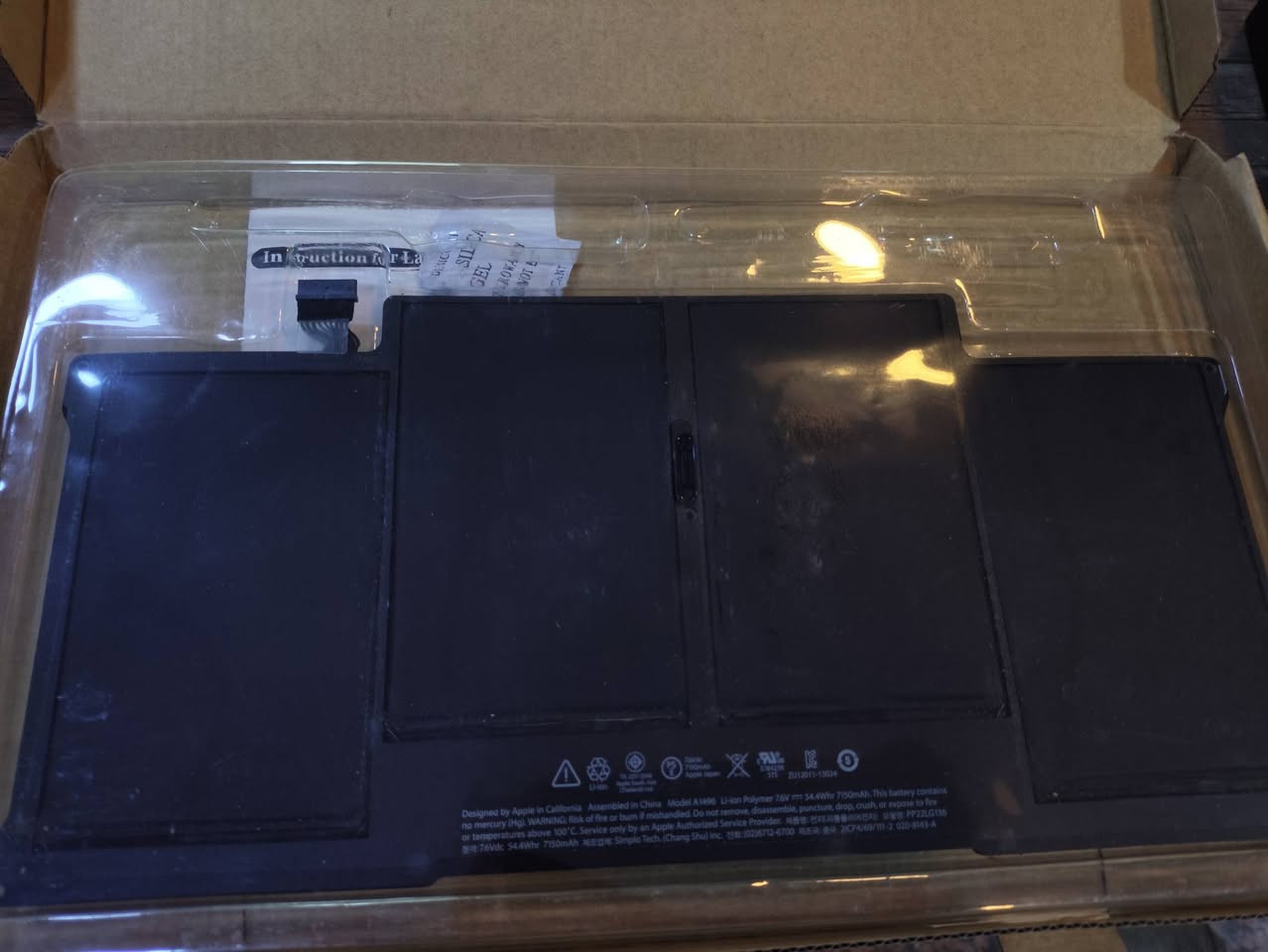 متوفر بطاريات mac book جديدة
A1819
A1820
A1965
A1405
A1713
A1820
A2171
متوفر توصيل لجميع المحافظات


**إذا كنت صاحب هذا الإعلان وتريد حذفه لأي سبب، رجاءا أرسل رسالة إلى الدعم الفني**