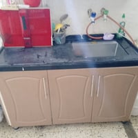 كاونتر 4قطع نضيف للبيع وثلاجه وطباخ وغساله اتصال هاتفي 07700230493