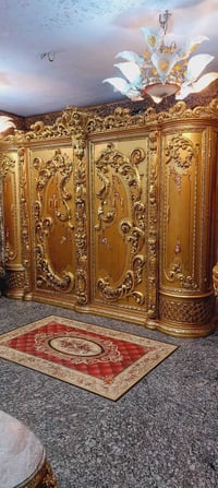 غرفة نوم زان مصرية ملكية دمياطي ضخمة نظيفة جدا كلهة مرمر بغداد الشعب ٠...