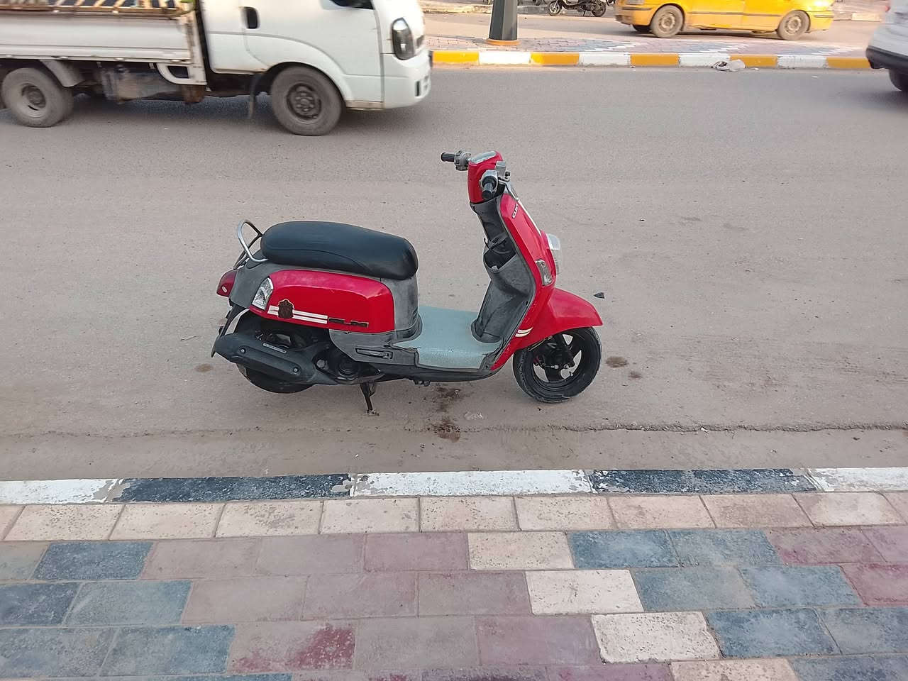 للبيع
دراجه ماكس بوليس
مديل 2008
داخل بلاد كفر بلاد كلها ختم واحد ويه رقم المحرك سوجين بلاد الكهربائي شغاله كلها الدراجه كابريتر محرك 49 بلاد المحرك مكفول الدراجه جديده  مكاني نجف رقمي ***********
