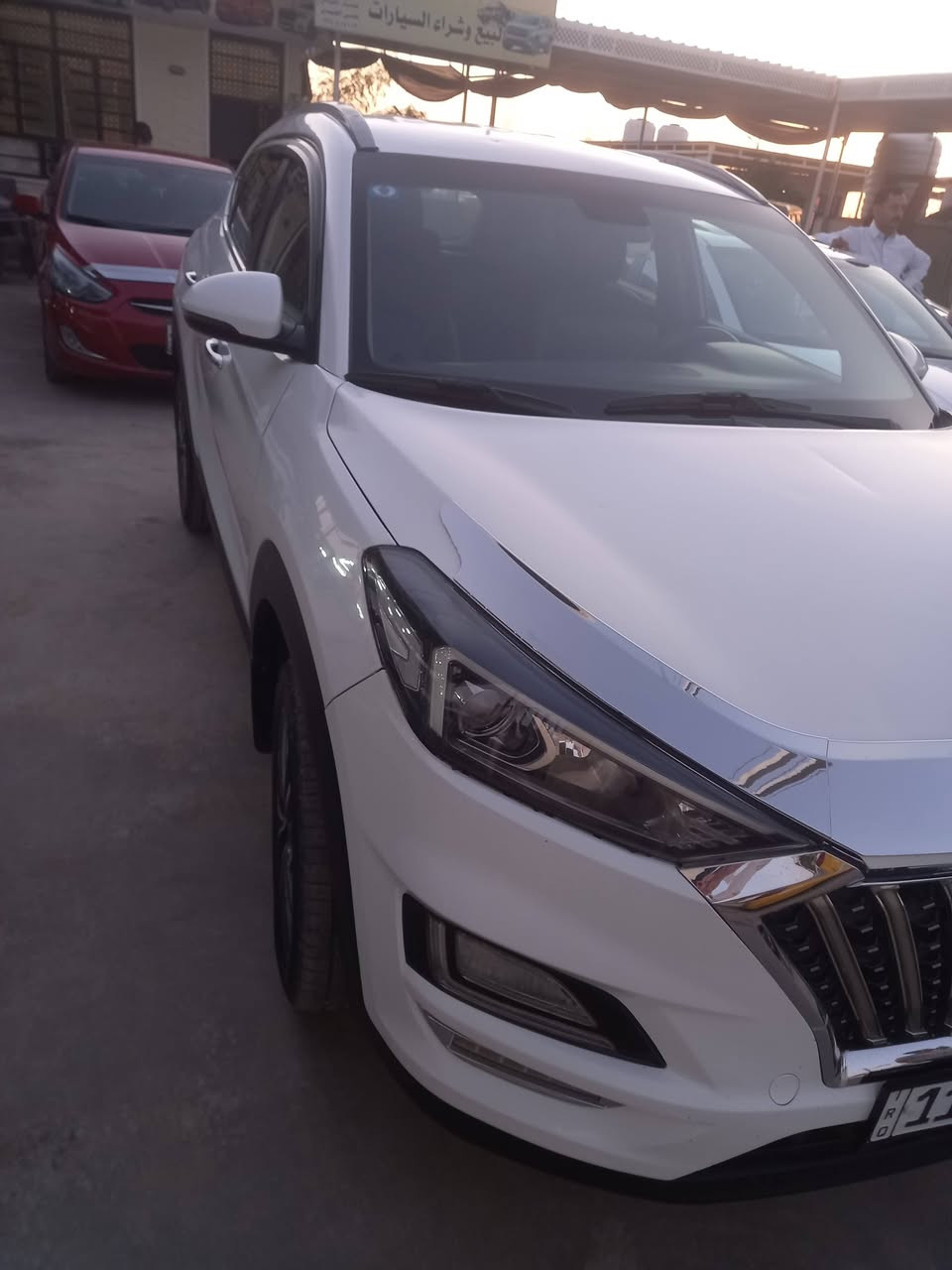 توسان خليجية موديل ٢٠ بيها صبغ اربع قطع بدون دواخل ماشية ٨٨ فول مواصفات عدة الفتحة بصمة ابواب وبصمة تشغيل بصمة صندوق تبريد قطعتين كشنات كهربائي جلد اشاير بالمري مري شفط يدات نيكل أنارة ترحيب باليدة السعر مناسب للستفسار *********** مكان السيارة بعقوبة رقم انكليزي الدولي
