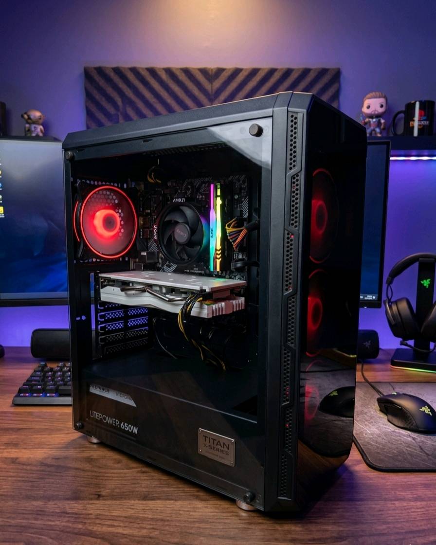 PC Gaming للبيع
 المواصفات
 المعالج
AMD Ryzen 5 PRO 4650G
6 Cores / 12 Threads
🎮 كارت الشاشة
RX 580 8GB
أداء قوي يشغل أغلب الألعاب بسلاسة
الرام 24GB RAM
 التخزين 1TB HDD + 128GB SSD
التجميعة مناسبة لــ Gaming 🎮
تصميم ومونتاج خفيف 🎬
دراسة وشغل يومي 💻
بث وألعاب أونلاين 🔥
السعر 500 الف 
مكاني موصل ومتوفر توصيل جميع محافظات 
*********** واتساب 
***********