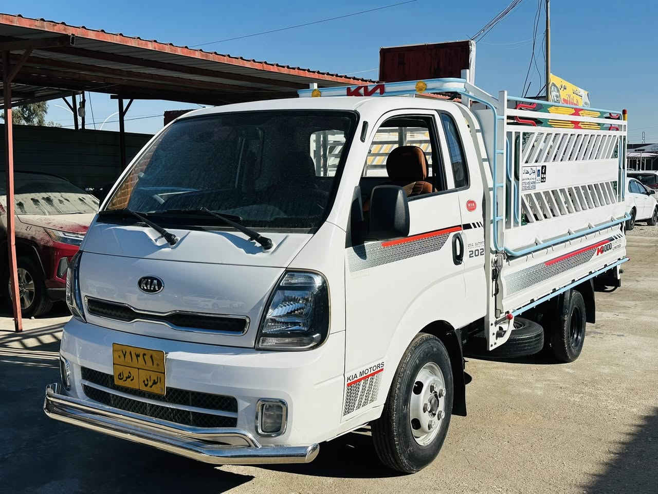 كيا حجم 4000 موديل 2021 محجال جلال جديد كير مكينا اكسن شاصي سبخ به شرت سعر 185.   ***********
