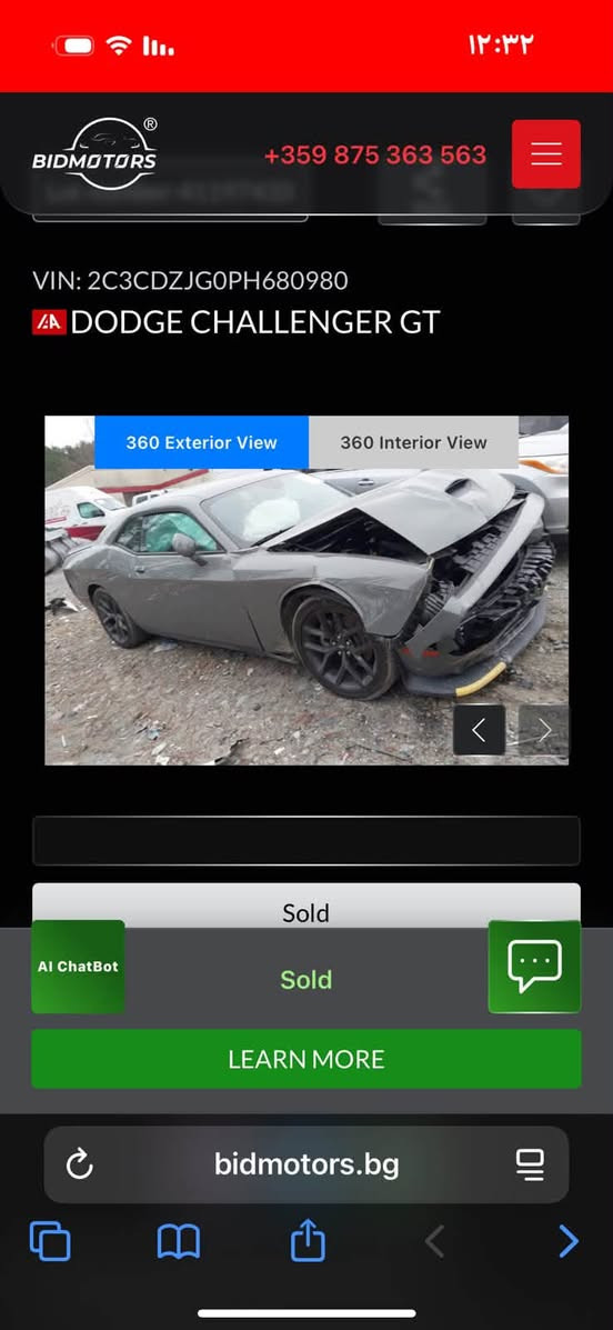 � للبيع دودج تشالنجر GT Plus فول مواصفات 

 🚨

📍 الموقع: كركوك
🎨 اللون: سمنتي (Grey)
🚗 الممشى: 33 ألف
🛠 الحادث: قطعتين صبغ فقط بدون دواخل

المواصفات:
✅ GT Plus فل كامل
✅ فتحة سقف (Sunroof)
✅ Super Track Pak
✅ رادار أمامي
✅ مثبت سرعة ذكي (Adaptive Cruise Control)
✅ نظام التحذير من الاصطدام مع الفرملة التلقائية
✅ المحافظة على المسار (Lane Assist)
✅ مراقبة النقطة العمياء (Blind Spot)
✅ حساسات أمامية وخلفية
✅ كاميرا خلفية
✅ تشغيل بصمة + ريموت ستارت
✅ شاشة Uconnect 8.4 إنش
✅ Apple CarPlay & Android Auto
✅ نظام صوت Alpine
✅ مقاعد كنتارا 
✅ تبريد وتدفئة للمقاعد الأمامية
✅ تدفئة المقود
✅ إضاءة داخلية محيطية
✅ جنوط 20 إنش أسود
✅ مرايا كهربائية مع تدفئة
✅ مكيف أوتوماتيك ثنائي التحكم
✅ بدلات تبديل سرعات على المقود (Paddle Shifters)
✅ محرك 3.6L V6 بقوة 303 حصان مع قير أوتوماتيك 8 سرعات

💯 السيارة نظيفة جداً، جاهزة للفحص، والفاحص هو الحكم.

📍 الموقع: كركوك 
للستفسار ***********
سعر 228بيها مجال

