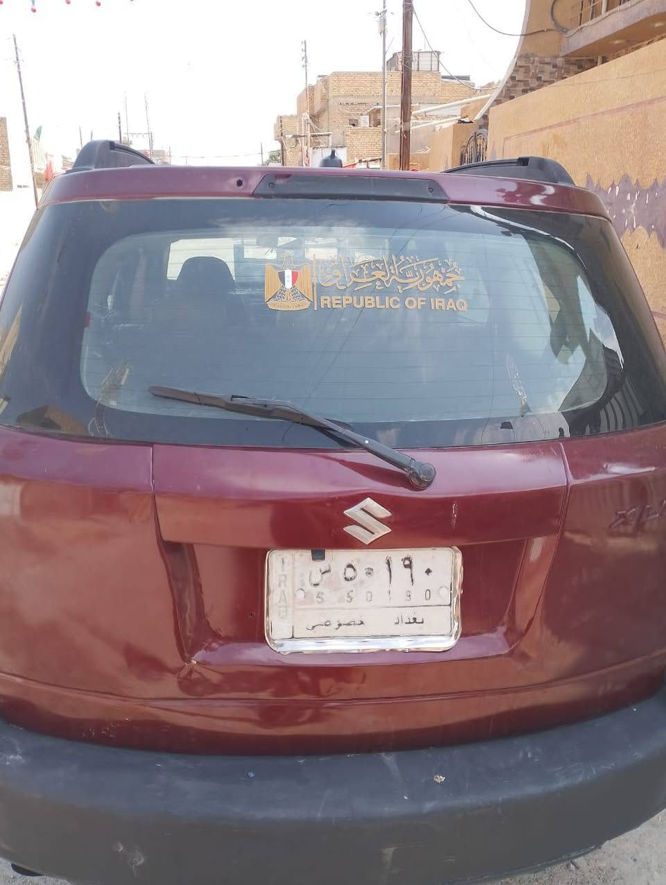 ساسوكي موديل 2008 وارد امريكي ضررها جاملغ خلفي مصبوغه عام جماليه 7 راكب محرك وكير كامري 2000  رقمها بغداد مشروع وطني  تحويل ثاني يوم دواخل جلد ارضيه جلد سعرها 47 وبيها مجال  بسيط مكاني الكوت مركز المدينه اني مكلف بـ النشر رقم راعيها *********** دهل اوران, واسط
