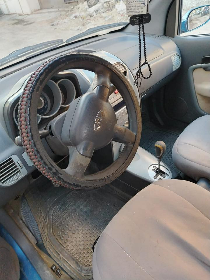 السلام عليكم 
شيري A1 للبيع رقم بغداد تحويل مباشر 
مكلف بلنشر سياره جاهزه من جميع النواقص صدر امامي خلفي جديد تبريد كهربائيات شغال السياره بدون ضربه السياره استخدام شخصي 
سعر $$33$$
للاستفسار الاتصال على هذا الرقم *********** 
مكان السياره الدوره / ابو طيارة
