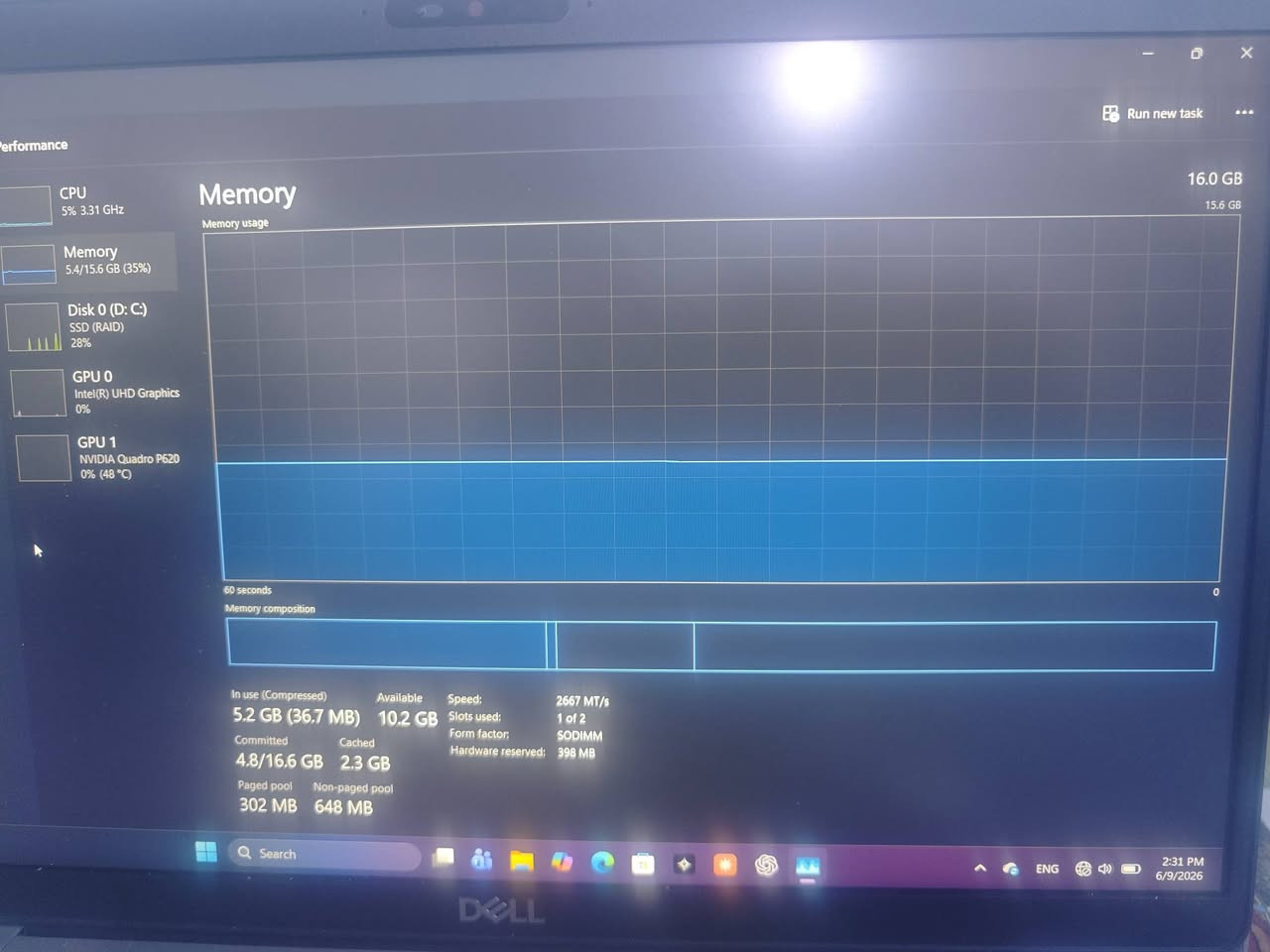 للبيع Dell Precision 3551 – 🔥
إذا تريد لابتوب يتحمل الشغل الثقيل ويخدمك لسنين، فهذا اختيار ممتاز.
✅ المعالج: Intel Core i7-10850H الجيل العاشر
 ✅ الرام: 16GB DDR4
 ✅ الهارد: SSD 500GB 
✅ كرت شاشة منفصل NVIDIA Quadro P620 4GB 
✅ كرت شاشة مدمج Intel UHD Graphics 
✅ نظام Windows 11 
✅ الجهاز نظيف وحالته ممتازة وجاهز للاستخدام مباشرة.
✅ يعمل بنظام اللمس 
مناسب جداً للمهندسين، المصممين، المبرمجين، المونتاج، الأوفيس، والدراسة، ويشغل أغلب البرامج الثقيلة بكفاءة عالية.
💻 أداء سريع جداً بفضل معالج i7 والـ SSD، مع إمكانية تطوير الرام أو الهارد مستقبلاً.
السعر 750 الف وبي مجال قليل 
المكان بغداد حي العامل 
للتواصل خاص او الاتصال على الرقم ***********
