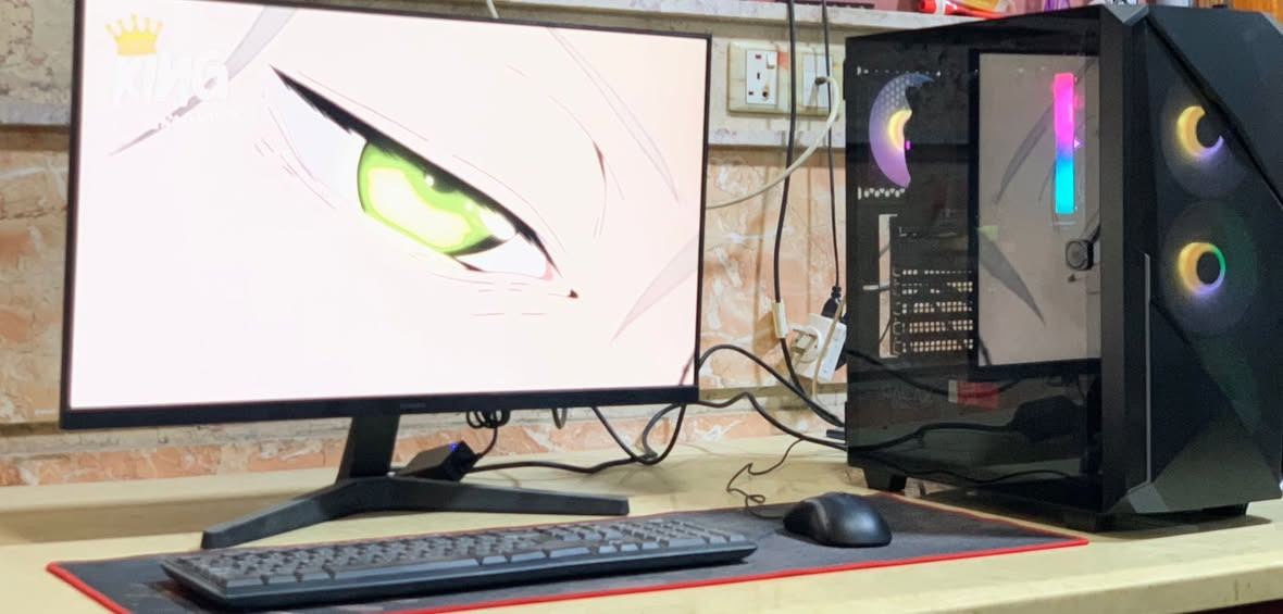 سيت اب مواصفات فول و قطع نظيفه للمراوس مع ايفون 16 برو ماكس نظيف
--------------------
المعالج : INTEL CORE I5 13400F + COOLER RGB
المذربورد : MB B760M ASUS 
كرت الشاشة : RTX 4060 8G ASUS 
الرامات :  16GB(8×2) 3200 RGB
هارد : SSD 1TB M.2
باور سبلاي : 650W
كيس : Case Galax rgb 

الملحقات :
-----------------
شاشة كيمنك Samsung 
75HZ 27 Fhd 1ms Ips
ماوس كيمنك
كيبورد وايرلس
ماوس باد
-----------------
مكاني بغداد الحريه 
واتساب ***********
اتصال ***********
