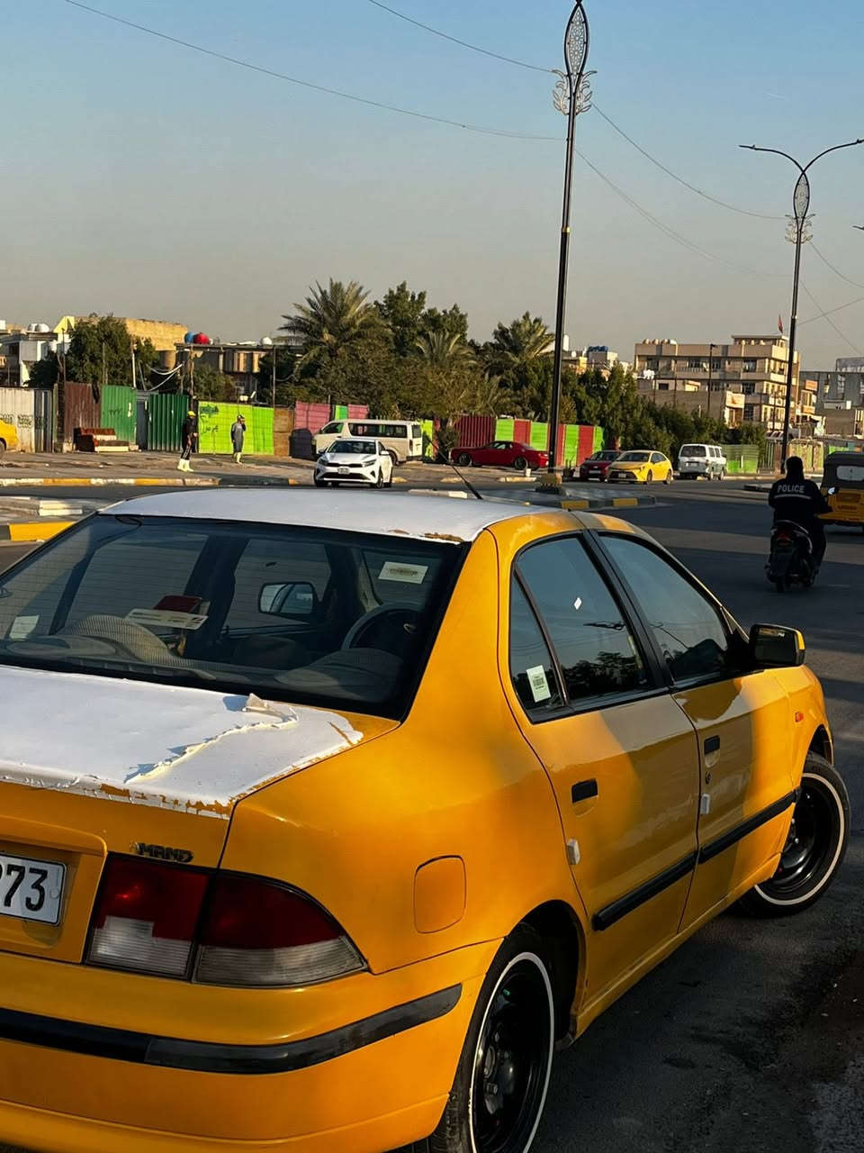 سمند 2010
لسيارة كفالة بيهة بس جاملغ امامي بي طخة موضح بلصورة سيارة خير من الله مكينة فرنسي تخم تاير جديد صدرهة جديد  لسيارة مابيهة نقص برغي تبريد ثلج❄️ 
باسمي تحويل ثاني يوم مصفرة هيئة 
لسعر 34
رقمي : ***********
