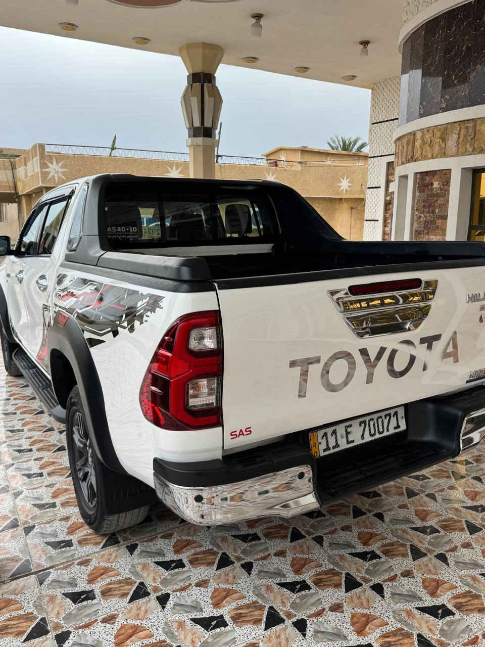 السلام عليكم
بيكم تيوتا هايلوكس فورويل
TRD ساز باب اول
موديل 2024
محرك 6 سلندر
 بيها بارد سونار موجود 
وشرط الفحص
ماشية 64 الف
قابل للزياده 
بعدها بضمان الشركة
رقم بغداد  
على وضع الشركه بعدها
مكان السياره بغداد جسر ديالى
السعر 355 
وبيه مجال الشراي 

للستفسار
***********
