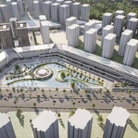 مساحة142m شقة ركن والعمارة ايضا ركن اطلالتين داخلية طابق 7 زون اول (مج...