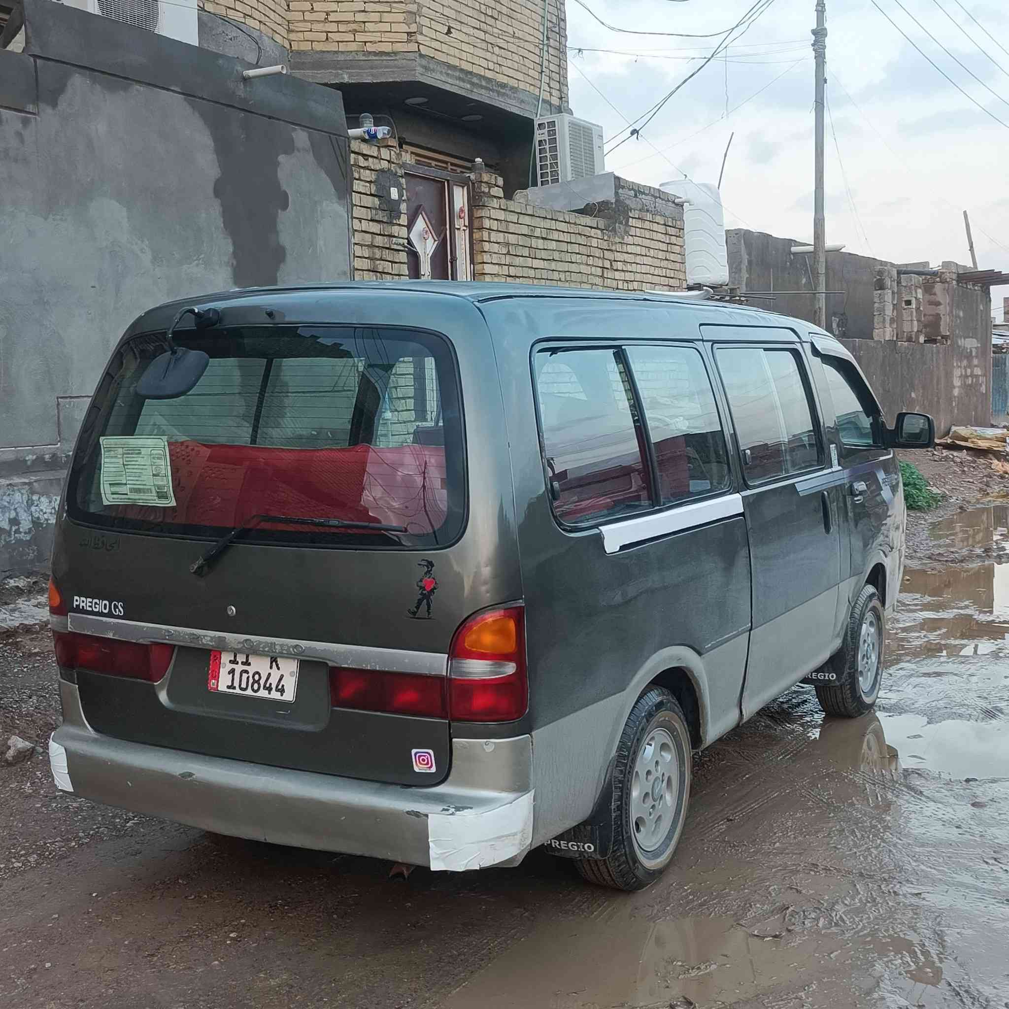 السلام عليكم بريجو للبيع موديل2000
سياره حلوه مصبوغه جماليه

 سياره كير مكينه كلش نضيفه 

دواخلهه نضيفه صدره جديد 

تخم تاير.          السعر. 80$وبيه مجال 

***********
