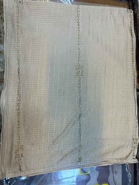 شيلة فانيلا • قطن كويتي • ستراس