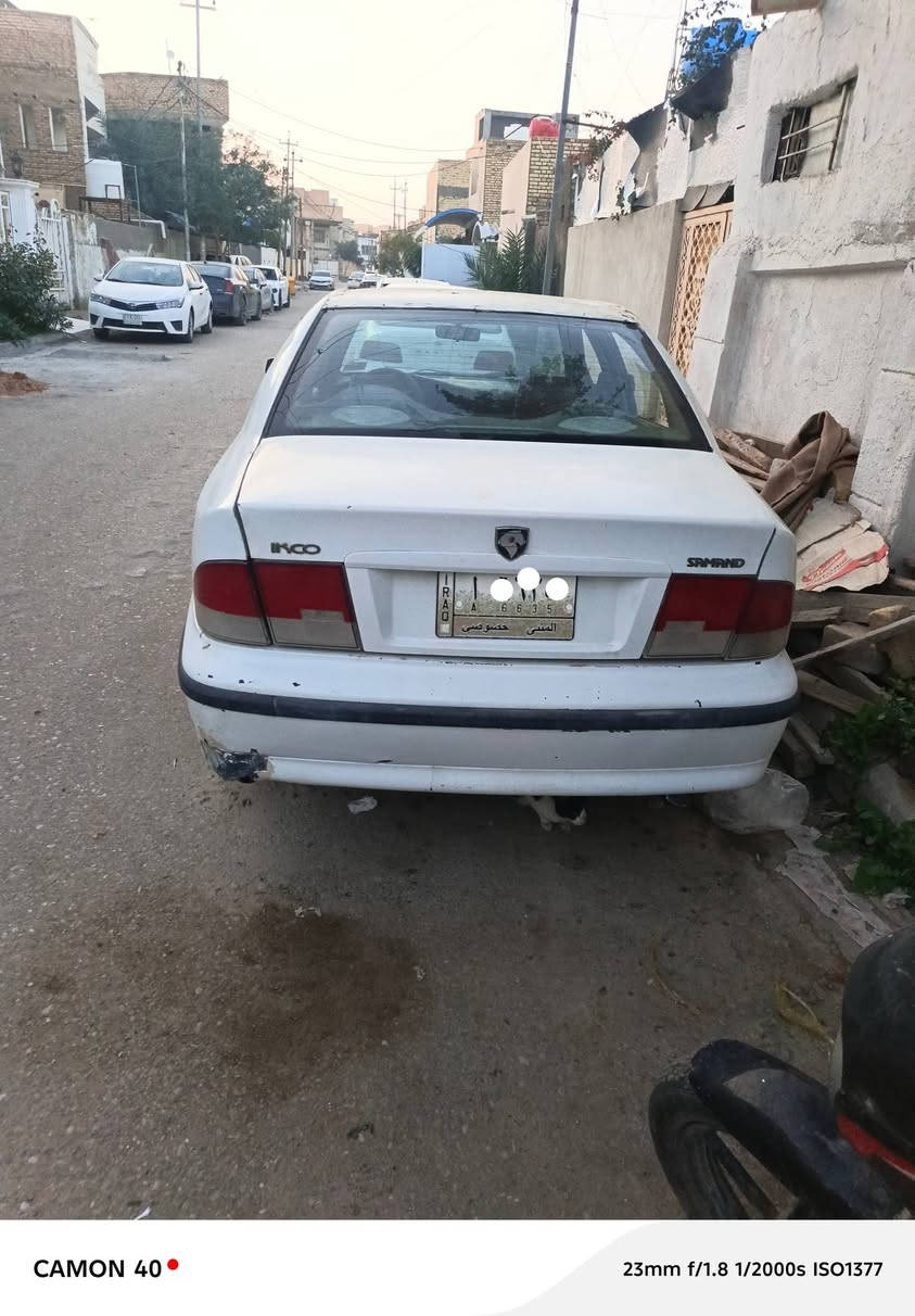 السلام عليكم..
للبيع .. سمند ٢٠١٠ رقم مثنى مكان السيارة الناصرية مركز السيارة حاليا عاطلة.. السعر وباقي التفاصيل الاتصال على ***********
