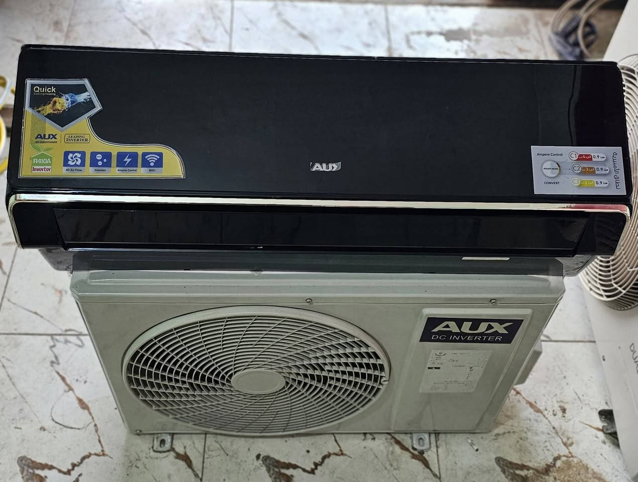 سبالت حجم ( واحد طن  )انفيرتر اقتصادي تحكم امبير يشتغل على 2و3و4 امبير 
مستخدمات شي شي قليل بعدهن  بضمان الشركة 

1ـ سبلت الحافظ حجم واحد طن انفيرتر تحكم امبير انتاج 2024 بعده بضمان الشركة 

2ـ سبلت اوكس حجم واحد طن انفيرتر تحكم امبير  انتاج 2024 بعده بضمان الشركة 

مع كامل ملحقاته بواري ريمونت قاعده وايرات غازهن مال الشركه مقفول 
 سعر الواحد 325 💶
للاتصال او وتساب *********** 
📍مكاني بغداد قريب الشعب بوب الشام 
يوجد خدمة توصيل 🚛داخل بغداد فقط
