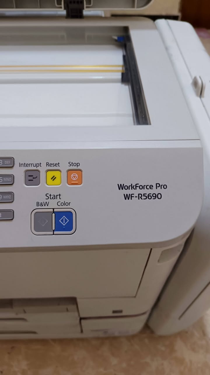 طابعه EPSON WORKFORCE PRO WF R5690
التفاصيل الطابعه كاملة بالفديو 
ادفع بيها سعر للي تخدمه
البصرة قضاء المدينة
***********
