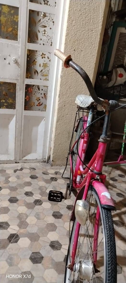 سلام عليكم بايسكل بطة للبيع البايسكل كلشي ماناقصة بس الجگ مكسور البايسكل مثل ما اموضح بلصورة تجي او اتفحصة موديل -17-🩷لون وردي 🩷السعر 35الستفسار على الرقم / ***********/ مكان نجف حي ميسان
