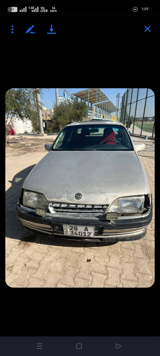 السلام عليكم. اوبل امويكا موديل 91  رقم نجف انكليزي  سنويه نافذه لل2028 بسم جاري.  كيرو محرك جيد جدا   تخم تاير. جديد مصار هواي شاده. حداديه جيده  مكفوله من الضربه  السعر 22 وبيه مجال
العنوان الديوانيه الحمزه الشرقي 
الاتصال ***********
