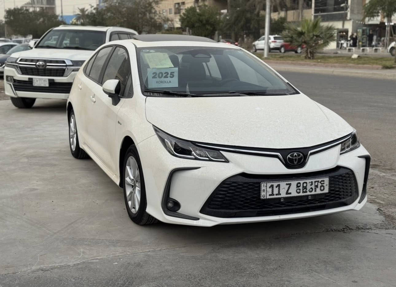 للبيع 📍
كورلا موديل 2025 شكل الخليجي زيرو 
ماشيه 7 ألف بعدها بريحة الشركه 
كفاله عامه من النكشه بدون اي نقص 
مكاني بغداد حي الخضراء 
***********
