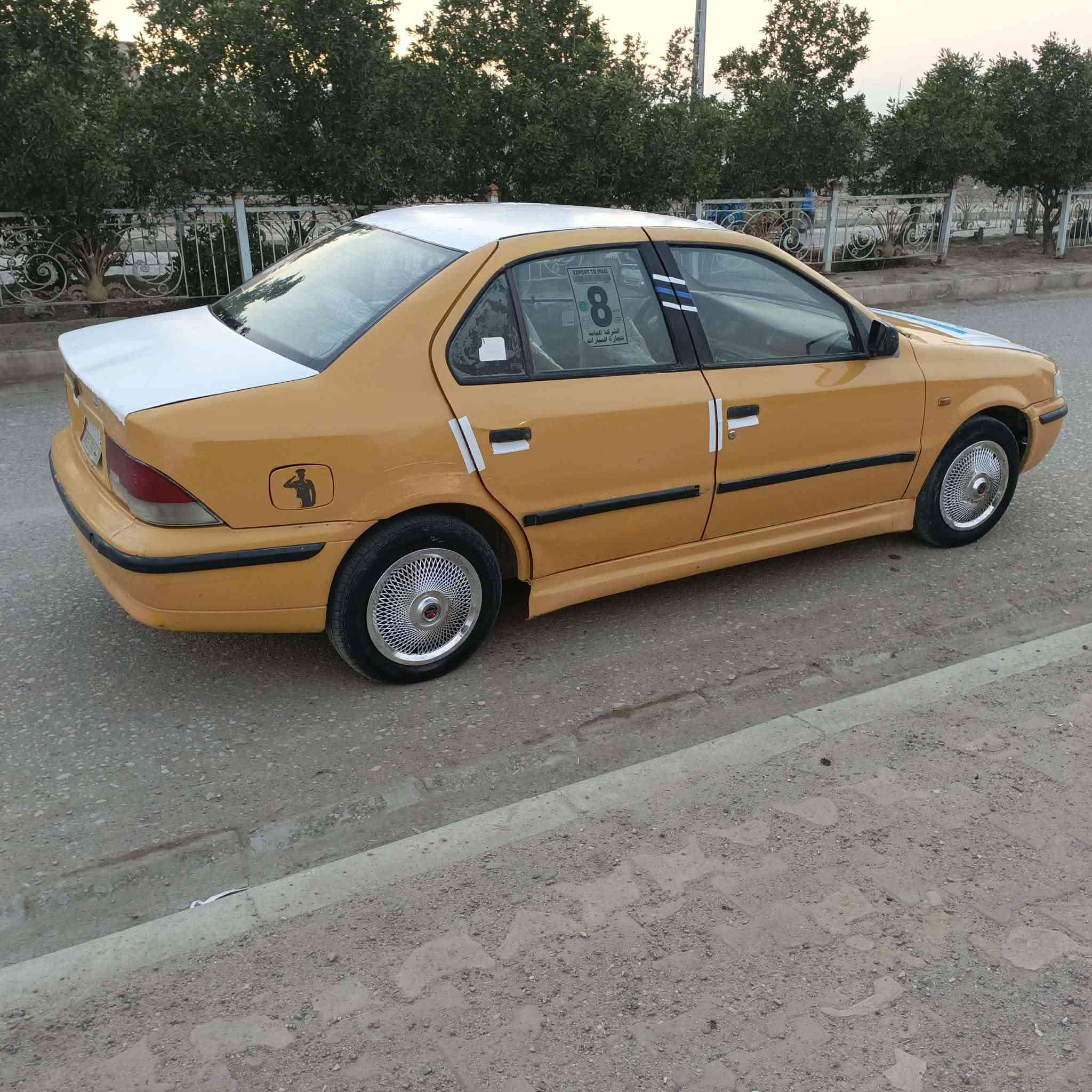 سلام سياره البيع سمند  مديل 2012  مكينه وكير مكفولات مكفوله من ضربه وتبديل وصبغ تخم تاير حداده جديده الكهرباء كلها شغاله  لايدت زنون سياره حلوه كلش ترايك وين  ماتريد تحويل اليمته مايعجبك سعر 23مكاني العماره ميسان هاذ رقمي ***********
