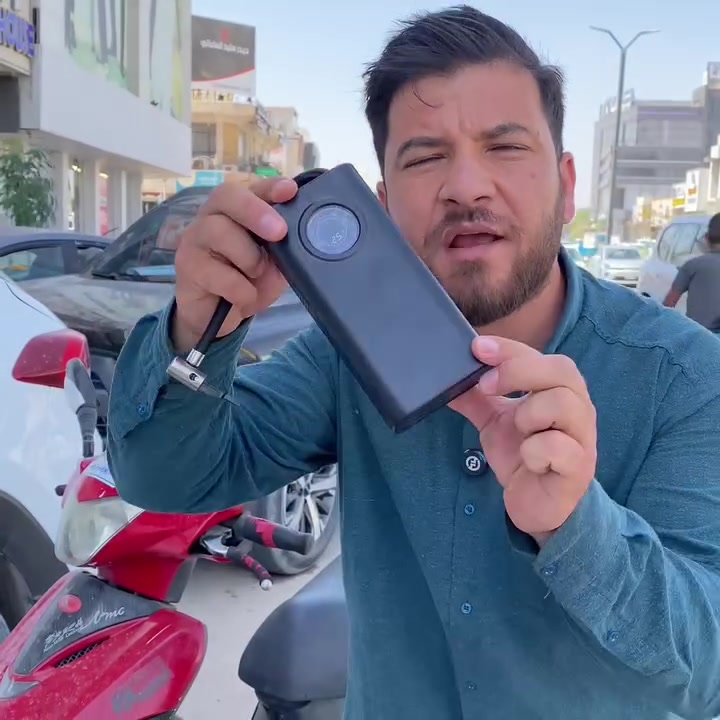 منفاخ هواء محمول لاسلكي متعدد الاستخدامات مع شاشة ضغط رقمية

حل عملي وسهل لنفخ الإطارات والكرات والمستلزمات الهوائية بسرعة، بحجم محمول مناسب للاستخدام اليومي والسفر.

• شاشة عرض رقمية لقراءة ضغط الهواء

• يعمل بالشحن وقابل للاستخدام بدون سلك

• يدعم عدة أوضاع وقيم للنفخ

• تشغيل سريع بزر واحد

• مناسب لإطارات السيارات والدراجات 
والكرات والمستلزمات الهوائية

• تصميم محمول بحجم صغير سهل الحمل والتخزين

• النوع: Air Portable Pump
• شاشة ضغط هواء رقمية
• تشغيل لاسلكي قابل للشحن
• خاصية One-button start

السعر 16.000الف 
التوصيل داخل بغداد 3 آلاف وخارج بغداد 5 آلاف 
للتواصل معنا على الرقم👈 ***********
