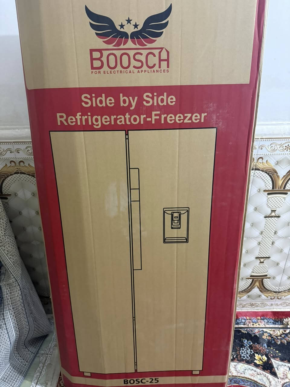 ثلاجه جديدة بعدها مامستخدمه ابد للبيع السعر 950 مكاني كربلاء البوبيات   ***********
