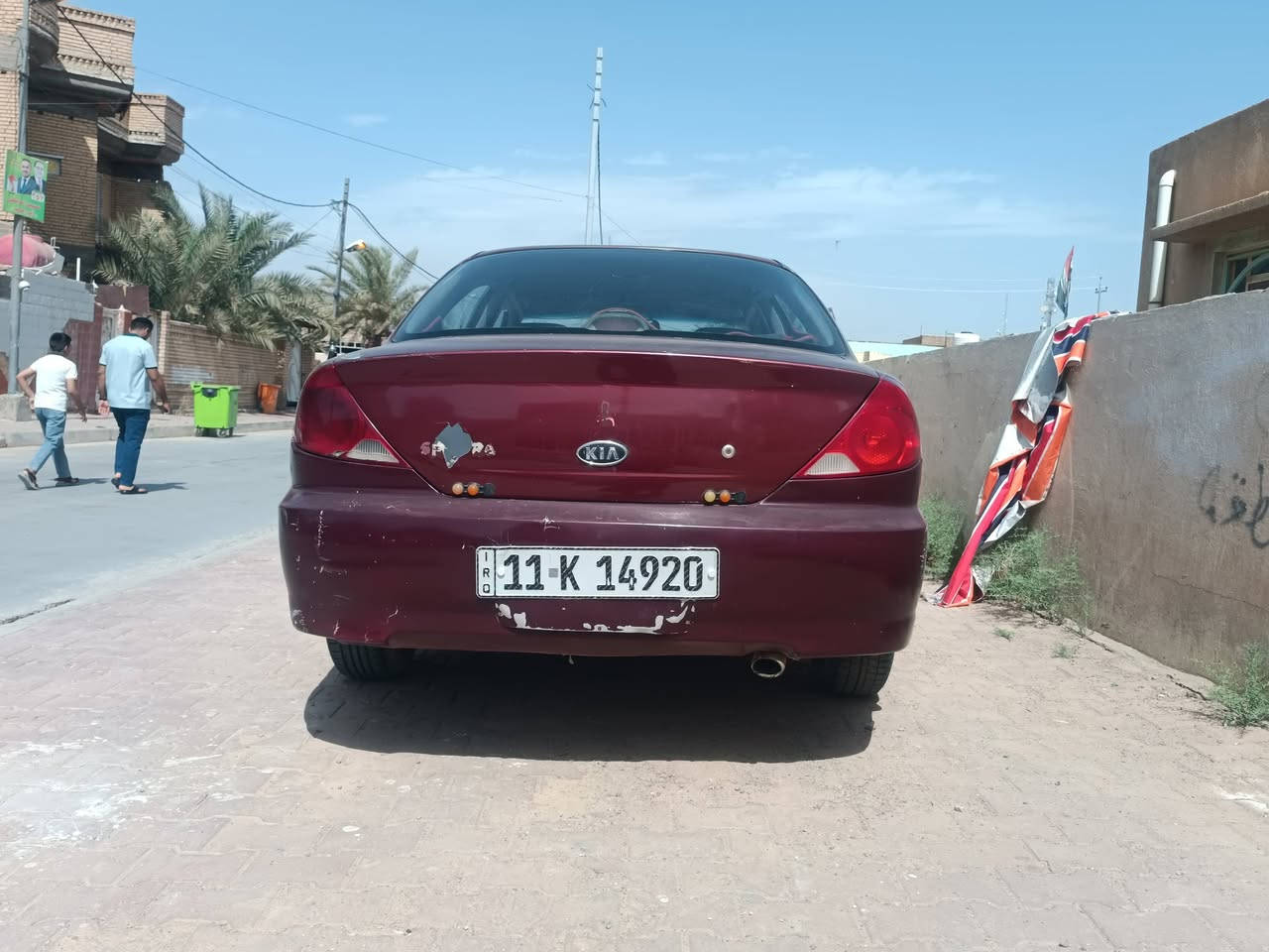 السلام اخوان عندي  سياره نوع اسبكترا موديل 2002بلاديه على الشركه كير اوتوماتيك محرك نظيف جدا رقم بغداد انكليزي  بسمنه تبريد فول ويه السويج المكان كربلاء المدرسي ورقمي ***********
